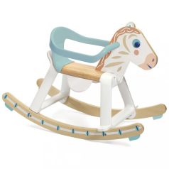   Pasztel hintaló kivehető támasztékkal - Rocking horse with removable arch - Djeco - DJ06132