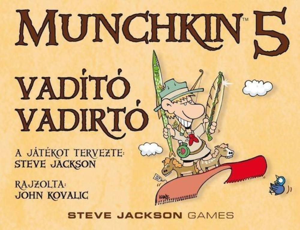 Munchkin 5 társasjáték - Vadító vadirtók magyar kiadás