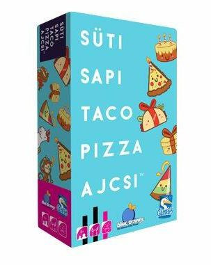 Süti, sapi, taco, pizza, ajcsi társasjáték