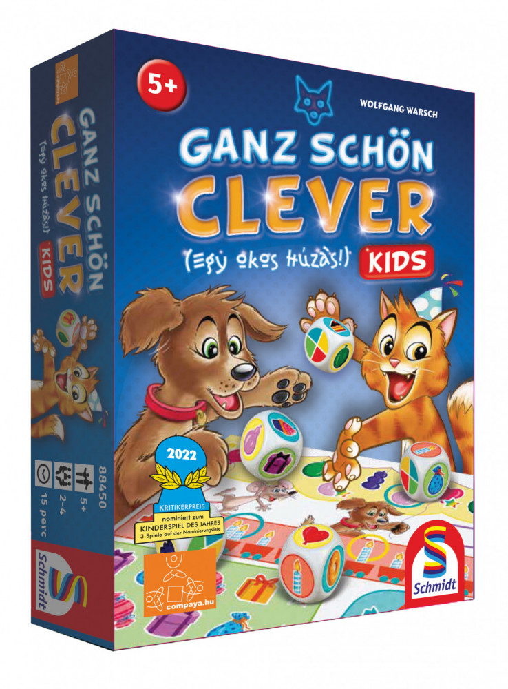 Ganz schön clever KIDS (Egy okos húzás!) társasjáték